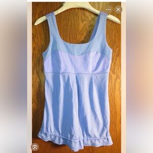 Lululemon Vintage Light Blue Babydoll Tank